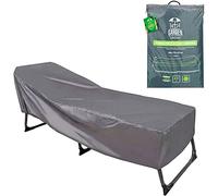 AKTIVE Housse de Protection pour Bain de Soleil de Jardin 200X75X45 cm, Rectangulaire Imperméable, Polyester 100 g, M², Protection Contre la Pluie et la Poussière, Fermeture Réglable