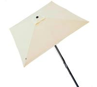 Aktive Aluminium Square Pole Height Uv Protect Parasol 270x270 Cm 48 Mm 260 Cm Beige