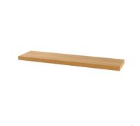 AKTIVE Max Home 18492 Étagère Murale, 100 cm, Poids Maximum 5 kg, avec étagère Effet Bois chêne Naturel, Supports Invisibles, pour Salon, Chambre, Bureau