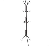 AKTIVE Max Home 18809 Portemanteau sur pied, 45 x 40 x 170 cm, poids maximum supporté 8 kg, avec 16 cintres, pour chapeaux, manteaux, accessoires, style moderne, minimaliste