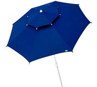 Aktive Parapluie Octogonal Avec Mât En Métal Double Toit Et Protection Uv30 280 Cm