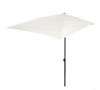 AKTIVE Garden Parasol mural rectangulaire 160 x 100 cm, UV50, design rectangulaire, pour jardin, terrasse, balcon, extérieur (62513)