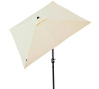 Aktive Aluminium Square Pole Height Uv Protect Parasol 270x270 Cm 38 Mm 260 Cm Beige