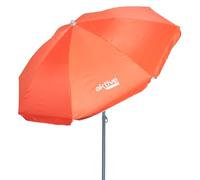 AKTIVE Parasol de plage pliable style moderne et attrayant Ø180, avec revêtement argenté et protection UV 50, paravent plage, parasol, para-soleil plage, parasols de plage
