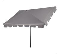 AKTIVE Parasol rectangulaire avec protection solaire, 200 x 125 cm, parasol pour balcon et terrasse, mât inclinable, protection UV50 (61154)