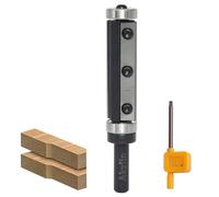 AKYLIN Fraise à Bords Réversible - Tige de 8 mm - Défonceuse Avec Lame en Carbure Remplaçable - Roulement à Billes - Pour le Traitement des Bords du Bois