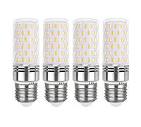 Akynite Ampoule E27 Mais LED 12W Blanc Froid 6000K, 1450LM, 360° Lumiere, Équivalent Halogène E27 100W, AC 230V, Lampe E27 LED Mais Froid pour L'éclairage Intérieur, non-dimmable, lot de 4
