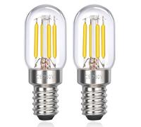 Akynite Ampoule Frigo LED E14 3W Blanc Froid 6000K 300LM, AC 230V, Lampe Refrigerateur E14 25W équivalente, T22 E14 Petite Filament LED pour Frigo Hotte Machine à Coudre, non-dimmable, lot de 2