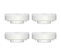 Akynite Ampoule GX53 LED 9W, Blanc Froid 6000K, 180°, Équivalent Lampe GX53 CFL & Halogène, 800LM, Non-dimmable, Spot LED Encastrable pour Meuble Cuisine/Plafond/Armoire, lot de 4