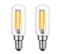 Akynite Ampoule LED pour Hotte de Cuisine T25 E14 4W Blanc Froid 6000K, 400LM, Équivalent Lampe de Hotte 40W E14, Ampoule Filament Tubulaire LED pour Hotte Aspirante, non-dimmable, lot de 2