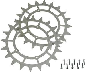 AL-KO Jeu de griffes de roues pour tous les modèles Robolinho