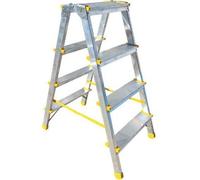 Al steps, 4 rungs, double face, ALVE 1924