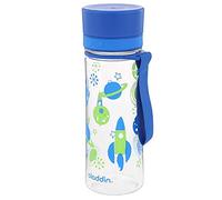 Aladdin Chilled Colour Thermavac Gourde Isotherme 0.55L Aqua Blue - Bouteille Isotherme à Double Paroi Isolante - Garde froid 9 Heures - Thermos Sans BPA - Étanche - Va au Lave-Vaisselle