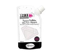Aladine - Izink Diamond 24 Carats - Glitter Paint with Rainbow Effect - Ultra Concentrated Glitter - Decoration Any Support - DIY and Creative Leisure - 80 ml - Pearly