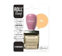 Aladine - Roll' Stamp Fête - Tampon à Molette - Idéal pour Bullet Journal, Scrapbooking - 2165