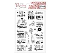 Aladine - Wedding Planner EVJF - Planche de Tampons pour Organiser et Planifier votre Mariage de Façon Créative