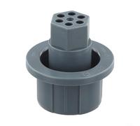 Alanmoship Adaptateur de brosse en PVC pour nettoyeur de piscine Dolphin S300i Active 10 S50, adaptateur de roulement de rechange pour nettoyage mural incliné inférieur