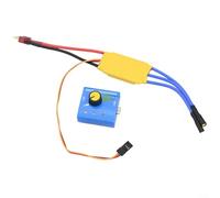 Alanmoship Contrôleur de moteur sans balais triphasé 12 V 30 A pour régulateur PWM avec sortie BEC et protection contre la surchauffe pour bateaux télécommandés et modèles réduits d'avions