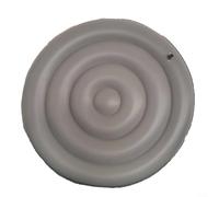 Alanmoship Housse de piscine gonflable pour jacuzzi rond, couverture d'isolation en PVC réduisant la perte de chaleur, couvercle de protection gris pour jardin, terrasse, 145 cm ou 165 cm de diamètre