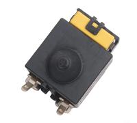 Alanmoship Interrupteur de rechange pour fraise d'angle Metabo WEV850-115 125, pièce n° 343411980, accessoire en plastique noir pour réparation et entretien d'atelier