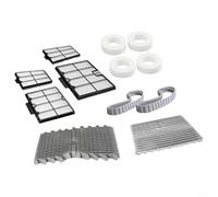 Alanmoship Kit de pièces de robot de nettoyage de piscine pour Dolphin pour Triton PS Plus, avec plaque filtrante 9991463-R4, brosse avant arrière, rail, anneaux d'escalade pour l'entretien