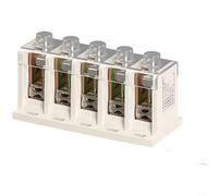 Alanmoship Lot de 1 connecteur de branche en T JXT1 1 KV en cuivre et aluminium pour câblage électrique haute puissance, système de panneau solaire, laiton ABS, 16 cm (JXT1-50/35)