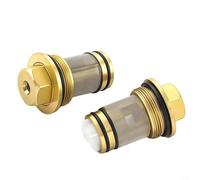 Alanmoship Lot de 2 clapets anti-retour en laiton pour robinet de douche Grohe 1411600M Aquatower Grohtherm - Pièces de rechange - Finition dorée