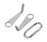 Alanmoship Lot de 2 clés de démontage en acier inoxydable pour sonnette vidéo Ring Video Doorbell Battery pour ACCESS Compact Portable Porte-clés Attachement pour l'entretien de sécurité à domicile