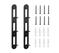 Alanmoship Lot de 2 supports muraux pour meuleuse d'angle avec crochets à 3 niveaux, compatibles avec les disques de coupe et les roues de meulage standard, idéal pour l'organisation d'atelier