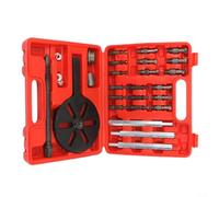 Alanmoship Lot de 6 extracteurs de roulement avec crochet d'extraction à 3 mâchoires et mandrin à changement rapide, outils en acier au chrome vanadium forgé en rouge/bleu pour réparation et entretien