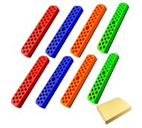 Alanmoship Porte-embouts de tournevis magnétique à 37 emplacements en alliage de zinc avec code couleur, pour organisation d'outils d'atelier portable, vert, rouge, bleu (D)