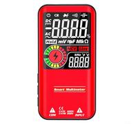 Alanmoship S11 Multimètre numérique 9999 comptes Plage automatique AC DC Testeur de capacité de tension avec détection de fil NCV Live Écran LCD couleur 35" pour travaux de réparation d'électricien