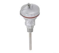 Alanmoship Sonde de capteur de température PT100 avec filetage NPT de 1,27 cm en acier inoxydable compatible avec les contrôleurs RTD pour chauffage industriel et