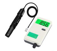 Alanmoship Testeur numérique de qualité de l'eau avec écran LCD | PH-mètre numérique portable pour aquarium, piscine et eau potable, écran LCD, boîtier ABS, plage de 0,00 à 14,00, blanc