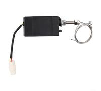 Alanmoship XHQ-PT Électrovanne d'arrêt de moteur diesel 12 V 24 V Contrôleur électronique de flamme, pour contrôle d'arrêt du générateur, environnements difficiles -40 C à 150 C (normalement fermé 12