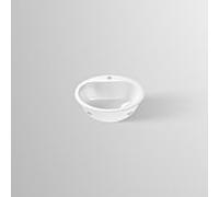 Alape Ew.3.2 Lavabo encastré 2018100000 Ø 475 mm, avec trou de robinetterie, sans trop-plein, blanc