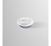Alape Ew. 3 Lavabo encastré 2005100000 Ø 475 mm, avec trou de robinetterie, sans trop-plein, blanc