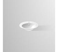 Alape Vasque encastrée EB.O500H 2102000000 50 x 40 cm,intérieur et extérieur vitrifiés, blanc