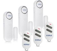 Alarme de fenêtre, alarme de porte 3 télécommandes, système de sécurité WLAN, capteur magnétique, 120 dB, modes, protection contre l'effraction par contact, antivol