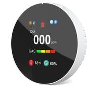 Alarme de gaz, double détection, surveillance en temps réel, blanc