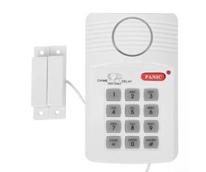 Alarme de porte sans fil avec mot de passe pour maison, garage, abri de | Pour caravane pour dissuasion à piles