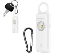 Alarme de Sécurité 130dB Sirène Sonore Rechargeable Type-C avec Lumière LED