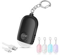 Alarme de sécurité compacte pour personnes avec lampe de poche