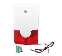 Alarme de sécurité, Lumière Stroboscopique Clignotante, Klaxon 220V, Sirène Flash avec Son pour Système de sécurité Domestique, Installation Facile