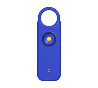 Alarme de sécurité personnelle rechargeable pour femme, 135 dB, porte-clés sirène avec lumière stroboscopique LED, porte-clés pour femmes, enfants, personnes âgées (bleu)