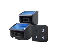 Alarme d'entrée, à énergie solaire, résistant aux intempéries, KIT2, prise EU