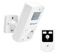 Alarme Détecteur de Mouvement 135dB avec Télécommande - Sirène Puissante 135 Décibels pour Garage, Abri, Intérieur - Sécurité Anti-Intrusion Maison - Portable avec Clavier, Batterie ou USB