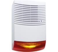 Alarme factice Sirènes d'alarme factices avec lumière clignotante Alarme factice IP44 pour l'intérieur et l'extérieur