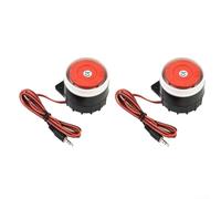 Alarme filaire 120 dB pour la sécurité à domicile | Construction en métal et ABS | Buzzer intérieur 12 V CC avec impulsion de 3 Hz