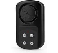 FISHTEC - Alarme Portes et Fenêtres Étanche IP67, Capteur Magnétique sans Fil, 140 DB, 4 Modes, Télécommande 15m, ABS, 4 Piles AAA + CR2032, 12,45x7,45 cm, Sécurité Extérieure